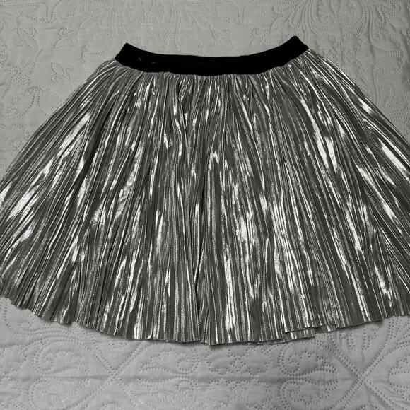 Rockets Of Awesome Metallic Pleated Skirt Size 8 - Picture 4 of 6